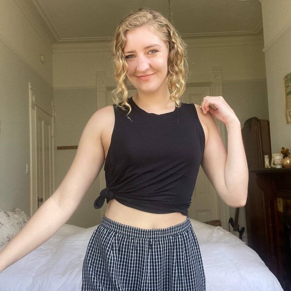 Athleta Black High-neck Muscle Tank Size M